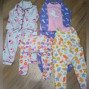 LOT Of 4 Girl's Pajama Sets